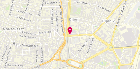 Plan de Grande Pharmacie Dijonnaise, 1 Rue Auguste Frémiet, 21000 Dijon