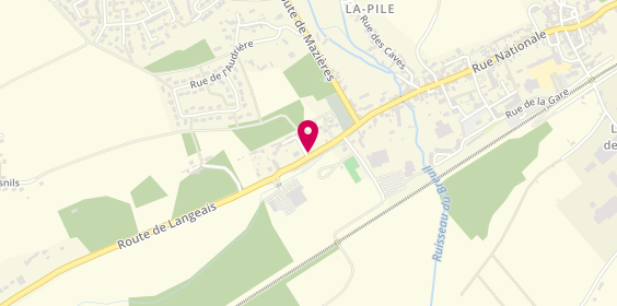 Plan de Pharmacie Bertrand Vinas, 9 A Route Langeais, 37130 Cinq-Mars-la-Pile