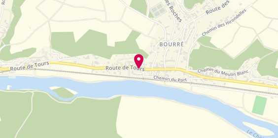 Plan de Pharmacie Senechal, 37 Route de Tours, 41400 Bourré