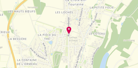 Plan de Pharmacie de la Croix, Rue d'Amboise, 37150 La Croix-en-Touraine