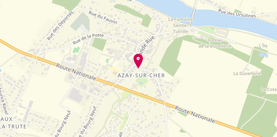 Plan de Pharmacien Giphar, 3 Bis Rue de Cormery, 37270 Azay-sur-Cher
