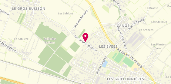 Plan de Pharmacie de Saint Martin, 22 Rue du Gros Buisson, 37270 Saint-Martin-le-Beau