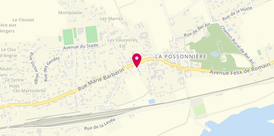 Plan de Pharmacie de la Possonniere, Place de la Mairie, 49170 La Possonnière