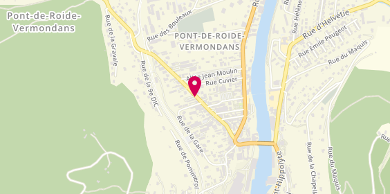 Plan de Pharmacie Doillon, 6 Rue de Besancon, 25150 Pont De Roide