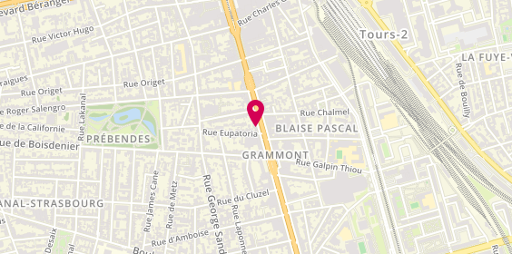 Plan de Pharmacie Gruget, 53 Avenue de Grammont, 37000 Tours
