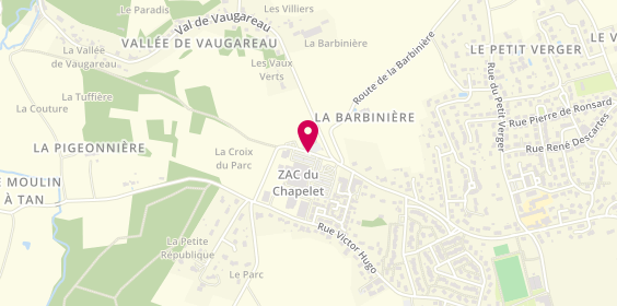 Plan de Pharmacie Titier, Zone Industrielle du Chapelet, 37230 Luynes