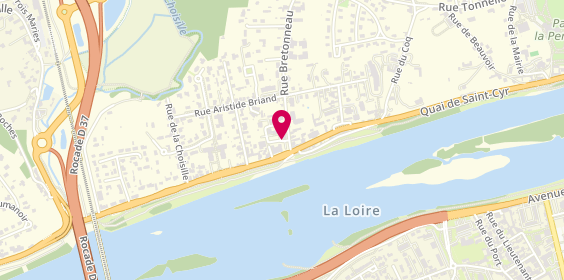 Plan de Pharmacie des Maisons Blanches, 12 Place des Maisons Blanches, 37540 Saint-Cyr-sur-Loire