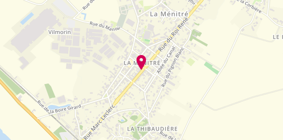 Plan de Pharmacie Baudry, 4 Rue Marc Leclerc, 49250 La Ménitré