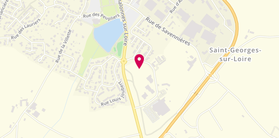 Plan de Pharmacie Humeau, Centre Commercial des Fougeres, 49170 Saint-Georges-sur-Loire