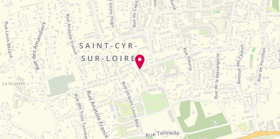 Plan de Pharmacie Bertolino, 65 Avenue de la Republique, 37540 Saint-Cyr-sur-Loire