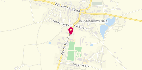 Plan de Pharmacie Fay de Bretagne, 17 Rue de Malacquet, 44130 Fay-de-Bretagne