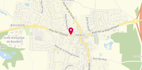 Plan de Grande Pharmacie d'Heric, 16 Rue de l'Ocean, 44810 Héric