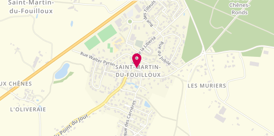 Plan de Pharmacie Jaunait Hermouet, 4 Square des Marronniers, 49170 Saint-Martin-du-Fouilloux