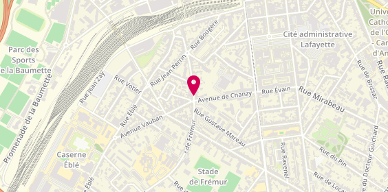 Plan de Pharmacie Giffard, 57 Rue de Fremur, 49000 Angers