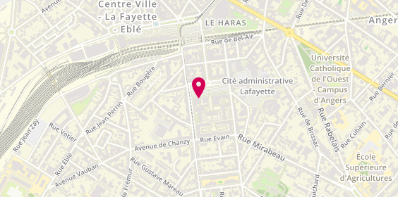 Plan de Pharmacien Giphar, Place Lafayette, 49000 Angers