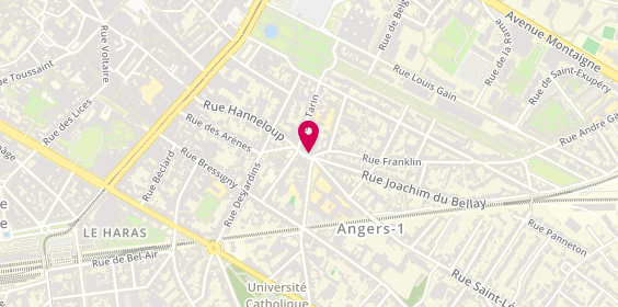 Plan de Pharmacie du Lycée, 5 Place du Lycee, 49100 Angers