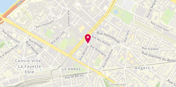 Plan de Pharmacie Bressigny, 15 Rue Bressigny, 49100 Angers