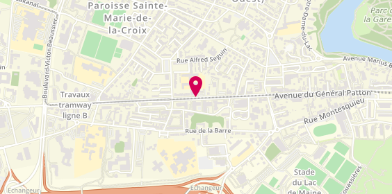 Plan de Pharmacie Patton Angers, 94 Avenue du Général Patton, 49000 Angers