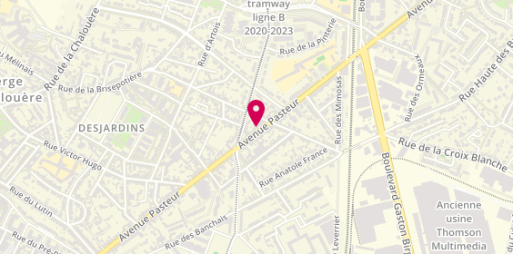 Plan de Pharmacie Pasteur, 241 Ter Avenue Pasteur, 49100 Angers