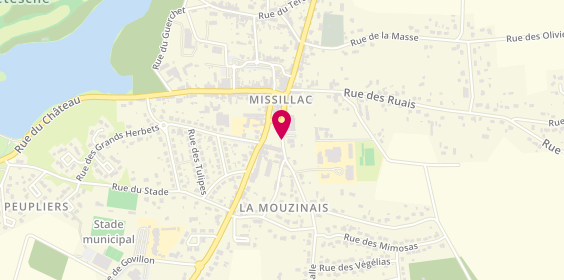 Plan de Pharmacie de la Bretesche, 10 Rue Fontaine Saint Jean, 44780 Missillac