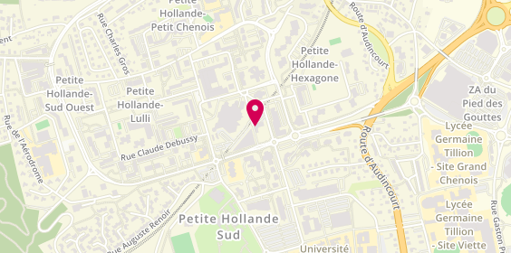 Plan de Pharmacie des Hexagones, 4 Rue du Doct Jean Marc Becker, 25200 Montbéliard