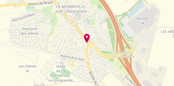 Plan de Pharmacie Bresson-Jamali, 1 Ter Route du Plessis-Macé, 49770 Longuenée-en-Anjou