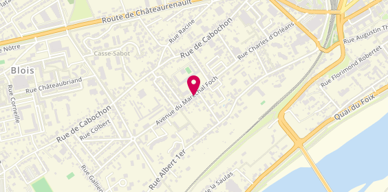 Plan de Pharmacie Foch, 26 Avenue Foch, 41000 Blois