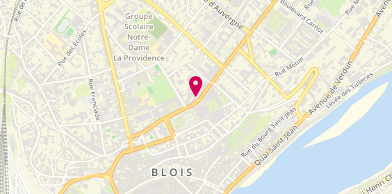 Plan de Pharmacie de la Halle Aux Grains, 10 avenue du Maréchal Maunoury, 41000 Blois