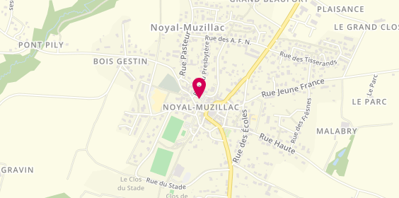 Plan de Pharmacie de Noyal Muzillac, Place de la Mairie, 56190 Noyal-Muzillac