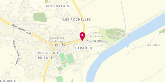 Plan de Pharmacie Roche, 14 Rue des Trinitaires, 56350 Rieux