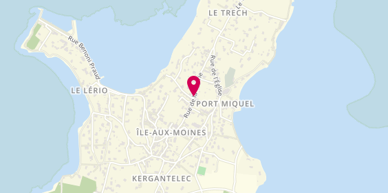 Plan de Pharmacie de l'Ile Aux Moines, Rue de la Mairie, 56780 Île-aux-Moines