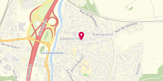 Plan de Pharmacie de Danjoutin, 27 Rue du Dr Eugène Jacquot, 90400 Danjoutin