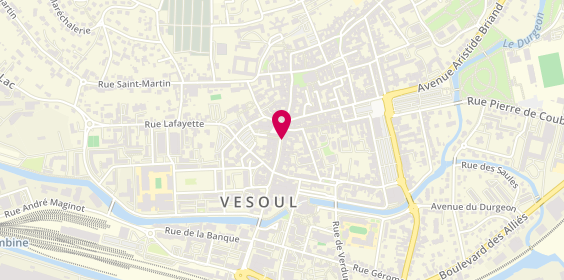 Plan de Pharmacie Lafayette de Vesoul, 7 Rue Paul Morel, 70000 Vesoul