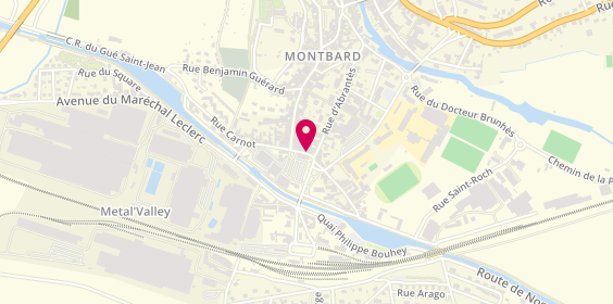 Plan de Pharmacie Caen, 6 Rue Carnot, 21500 Montbard