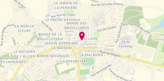 Plan de Pharmacie Laurent Delarue, 19 Rue de la Liberation, 56350 Allaire