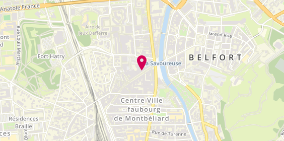 Plan de Lafayette, 14 Faubourg de France, 90000 Belfort