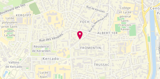 Plan de Pharmacie vannetaise, 18 Rue Henri Dunant, 56000 Vannes