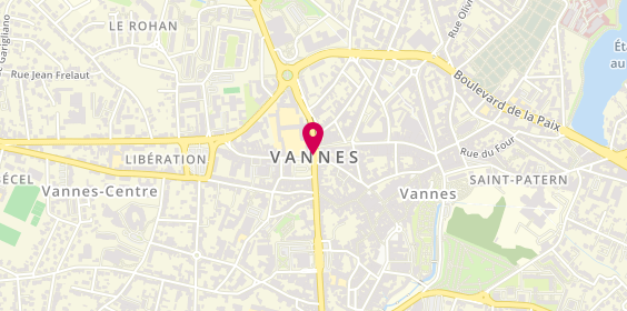Plan de Pharmacie de l'Hôtel de Ville, 18 Place Maurice Marchais, 56000 Vannes