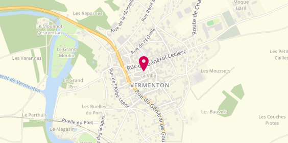 Plan de Pharmacie Entre Cure et Yonne, 3 Place Jean Jaurès, 89270 Vermenton