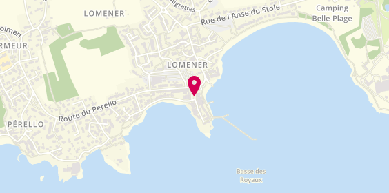 Plan de Pharmacie de Lomener, 11 Place Gustave le Floch, 56270 Ploemeur
