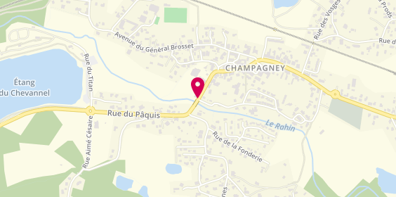 Plan de Pharmacie de Champagney, 40 Grande Rue, 70290 Champagney