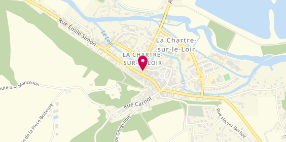 Plan de Nouvelle Pharmacie Principale, 1 Place de la Liberte, 72340 La Chartre-sur-le-Loir