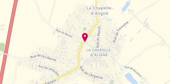 Plan de BRIANCEAU Emmanuelle, 22 avenue du Poirier Rouge, 72300 La Chapelle-d'Aligné