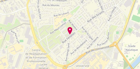 Plan de Pharmacie Bel Air, Centre Commercial 
16 Rue Fénelon, 68200 Mulhouse