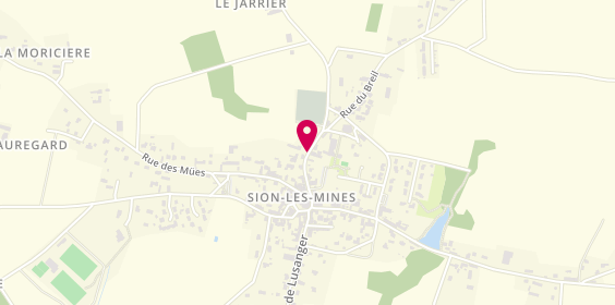 Plan de Pharmacie de Sion, 13 Rue Saint Sulpice, 44590 Sion-les-Mines