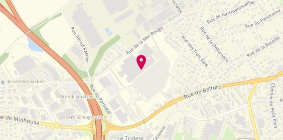 Plan de Pharmacie des Augustins, 258 Rue de Belfort, 68100 Mulhouse