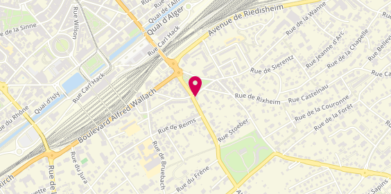 Plan de Pharmacien Giphar, 15 Rue de l'Horticulture, 68100 Mulhouse