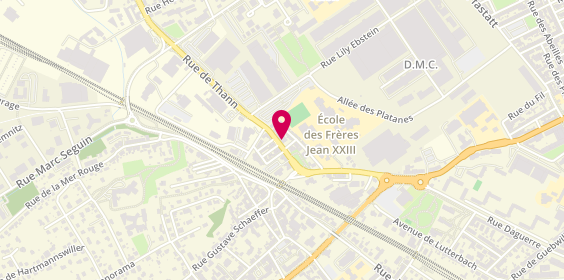 Plan de Pharmacie de Dornach, 4 Rue de Thann, 68200 Mulhouse