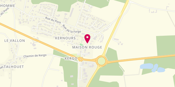 Plan de Pharmacie de Kernours, Lieu-Dit Maison Rouge
Kernours, 56700 Kervignac