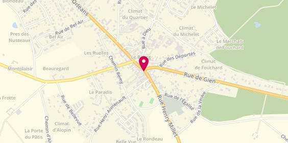 Plan de Pharmacie de l'Oratoire, 14 Rue Henri Millet, 45570 Ouzouer-sur-Loire